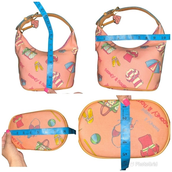 Y2K Dooney & Bourke Pink Beach Small Shoulder Bag , coconut girl, Malibu Barbie - Picture 13 of 17